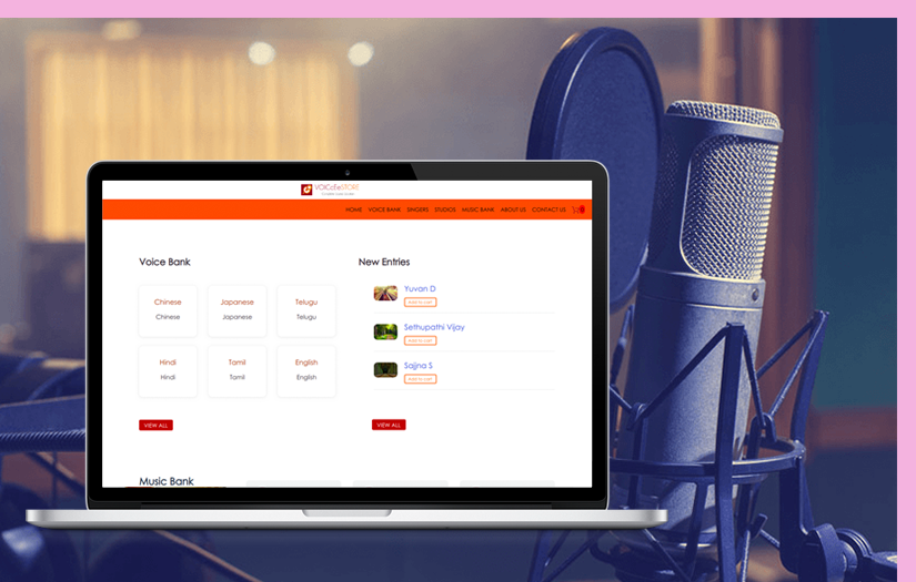 VOICcEeSTORE screenshot 1