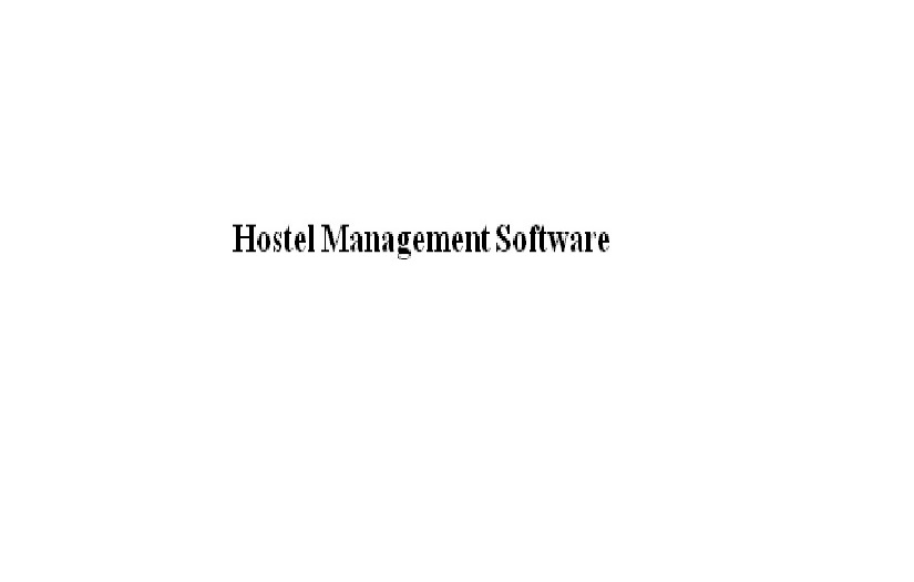 Hostel Management Software screenshot 1