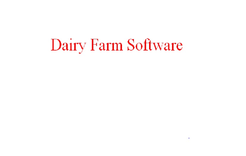 Dairy Farm Software screenshot 1