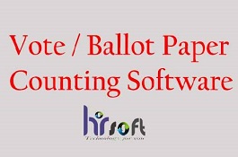 Digital Vote/Ballot Paper Counting Software