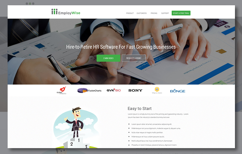 UI Design for Employwise screenshot 1