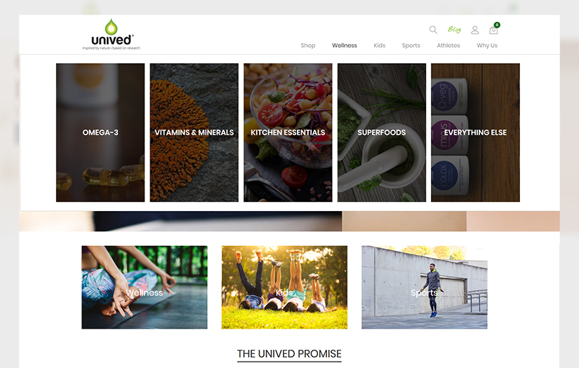 Unived eCommece Website Development screenshot 7