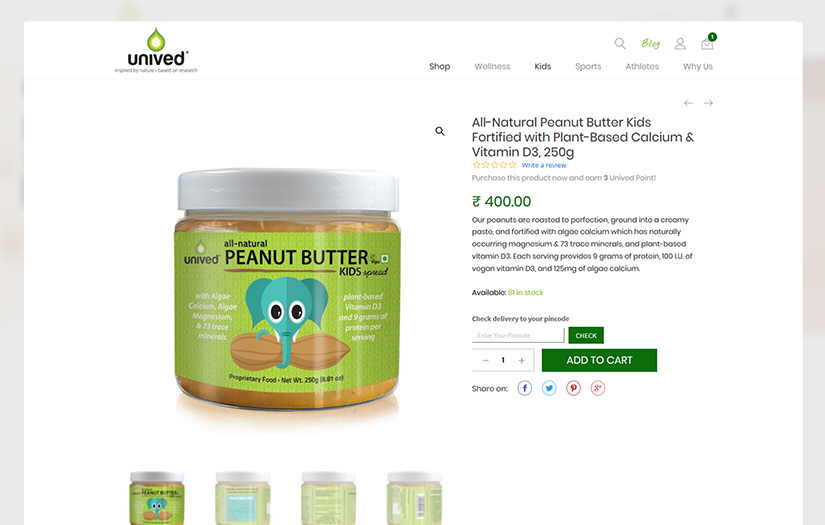 Unived eCommece Website Development screenshot 8