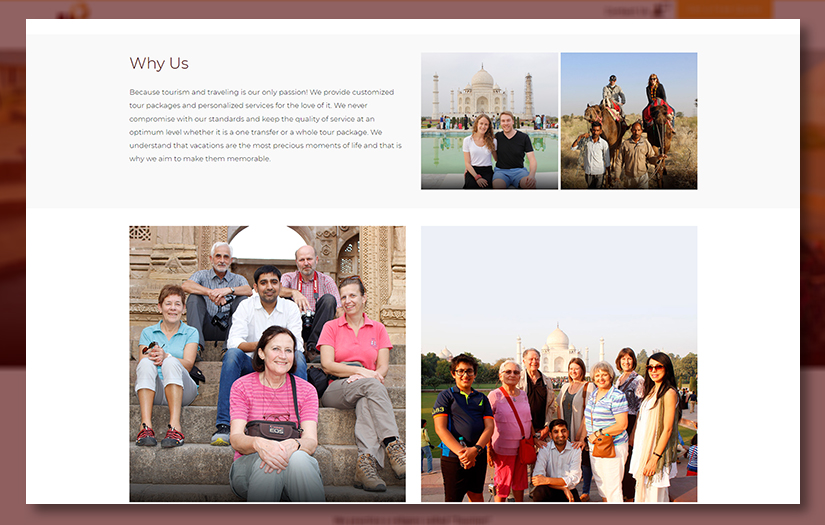 Website development for HTO India screenshot 2