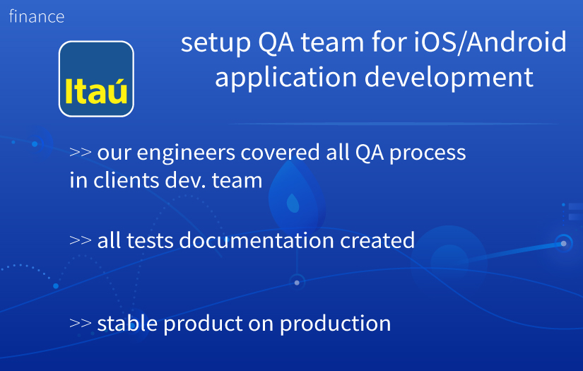 iOS/Android Testing of Fintech [Banking] App - ITAU screenshot 1