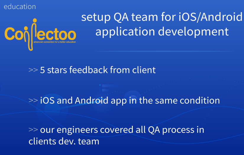 Social network [ iOS/Android QA testing ] - Connectoo screenshot 1