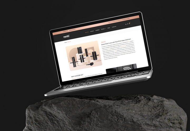 Website Design & Development for Nexel India screenshot 2