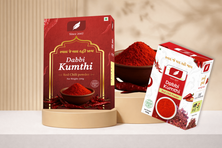 Laxmi Spices | Visual Identity & Box Packaging Design  screenshot 3