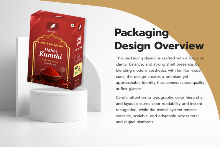 Laxmi Spices | Visual Identity & Box Packaging Design  screenshot 5