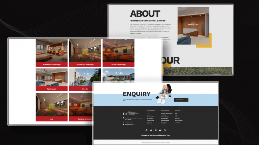 BIS School Website Design  & Development Services – UI/UX & Web Design screenshot 4