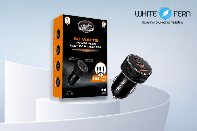 Fast Car Charger : Box Packaging Designing - PRIVON screenshot 3