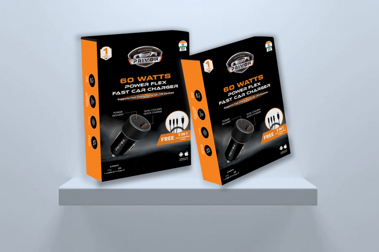Fast Car Charger : Box Packaging Designing - PRIVON screenshot 4