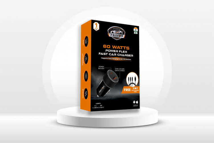 Fast Car Charger : Box Packaging Designing - PRIVON screenshot 5