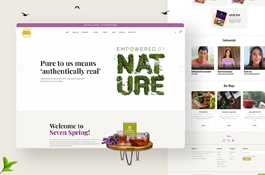 Sevenspring - E-commerce's WordPress Website