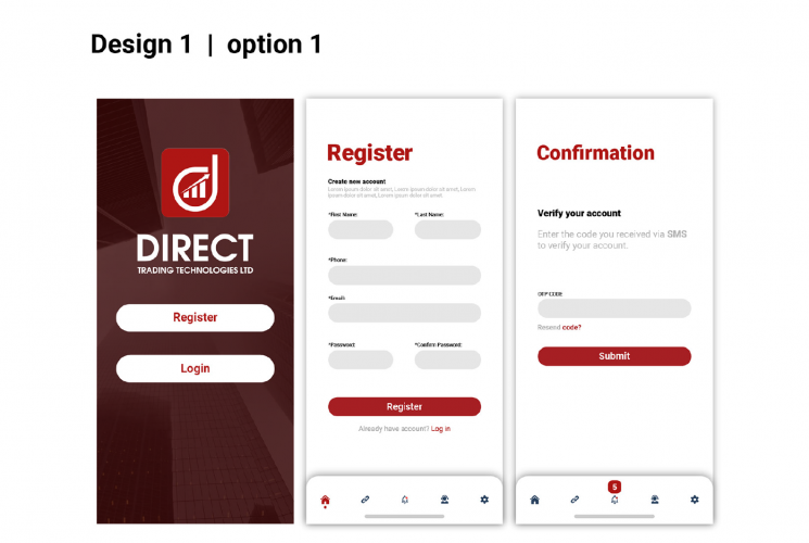 Direct Trading Technologies - DTT - Mobile Application screenshot 2
