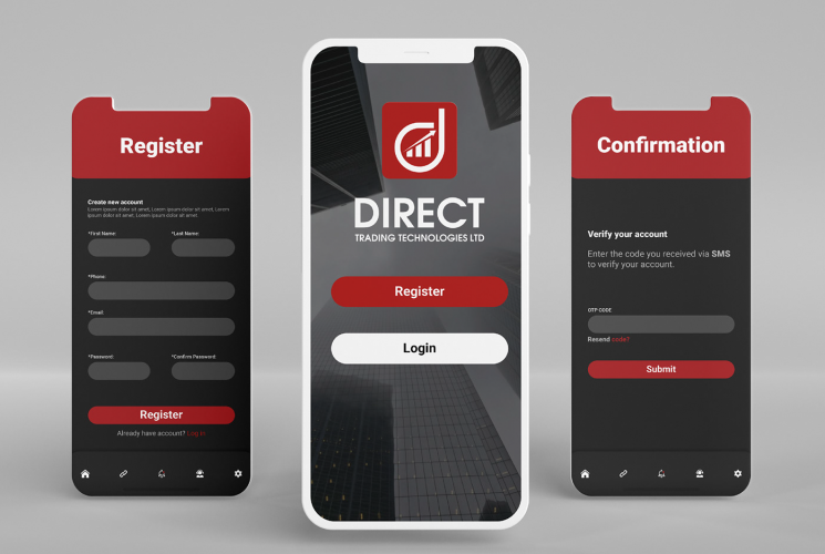 Direct Trading Technologies - DTT - Mobile Application screenshot 3