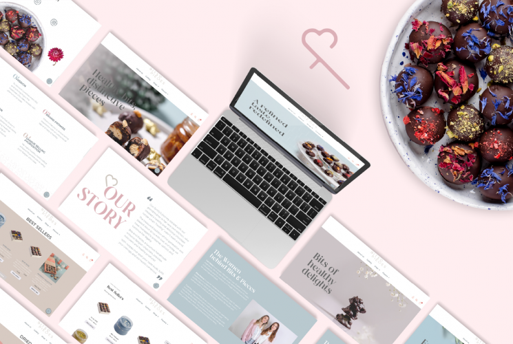 Bits & Pieces - Website Design screenshot 1