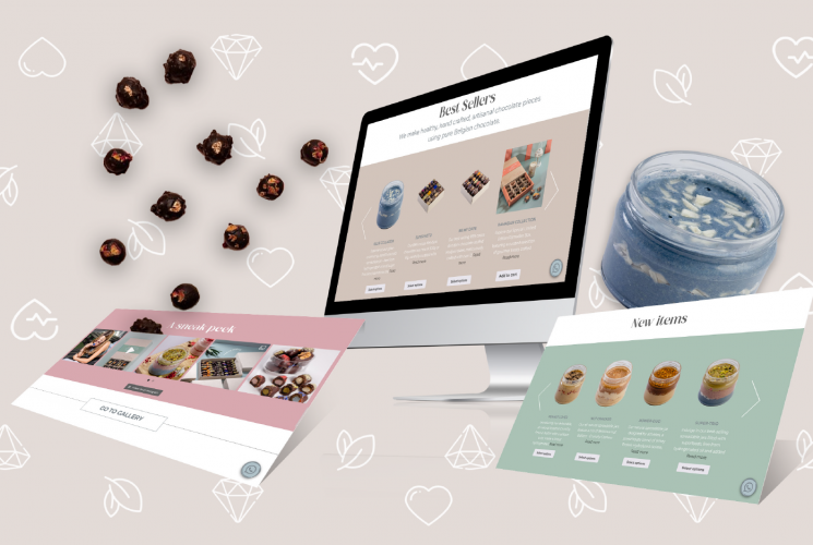 Bits & Pieces - Website Design screenshot 2