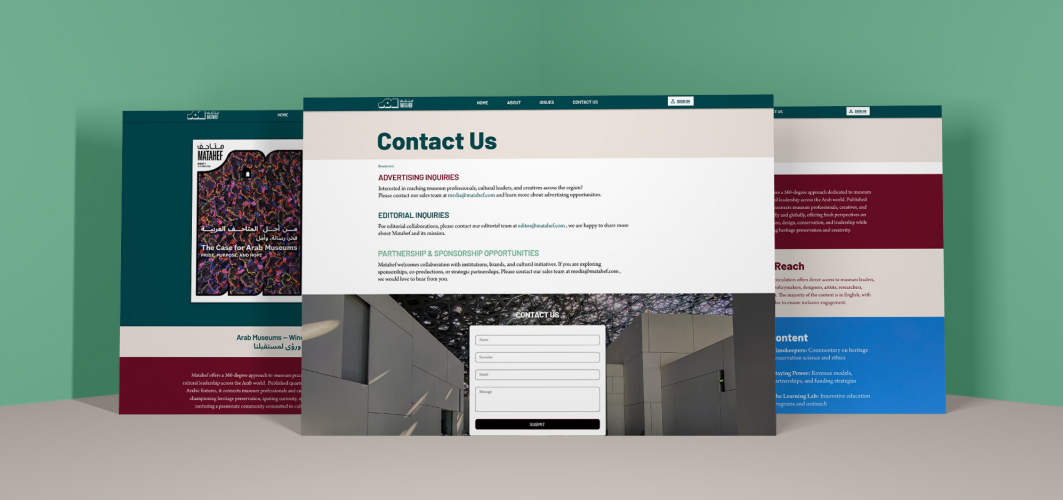 Matahef Magazine Website screenshot 2