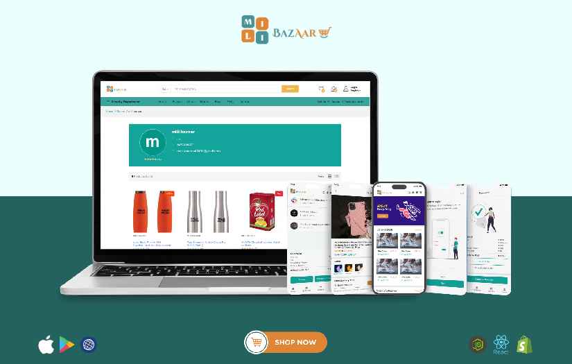 Revolutionizing Local Retail: A Case Study of MiliBazar, An Online Platform for Connecting Buyers and Local Vendors screenshot 1