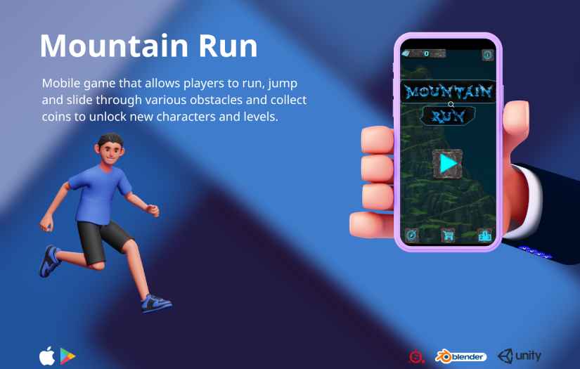 Scaling Up a Mobile Game: A Case Study of Mountain Run screenshot 1