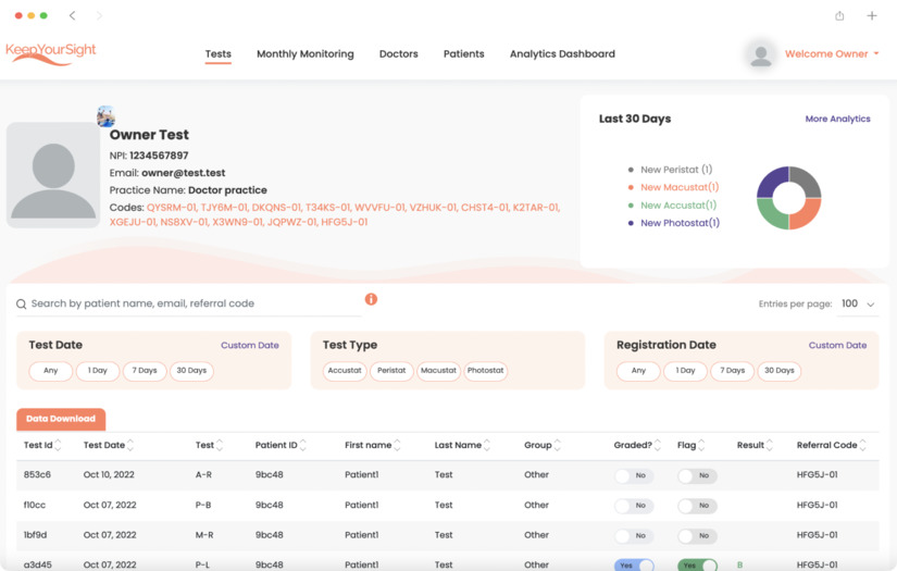 Telemedicine platform screenshot 1