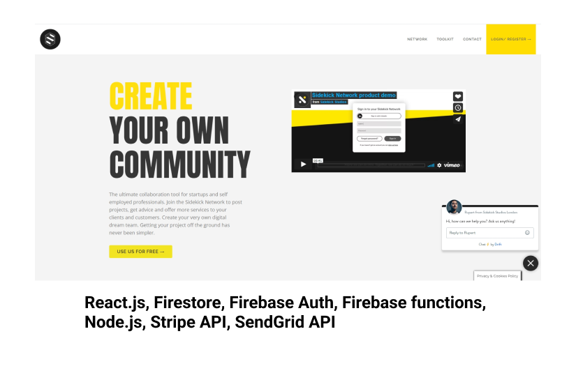 SidekickNetwork - the ultimate collaboration tool screenshot 1