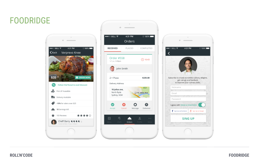 Foodridge screenshot 1