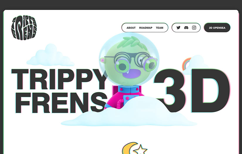 Get Trippy with Frens - Branding & Website Design screenshot 2