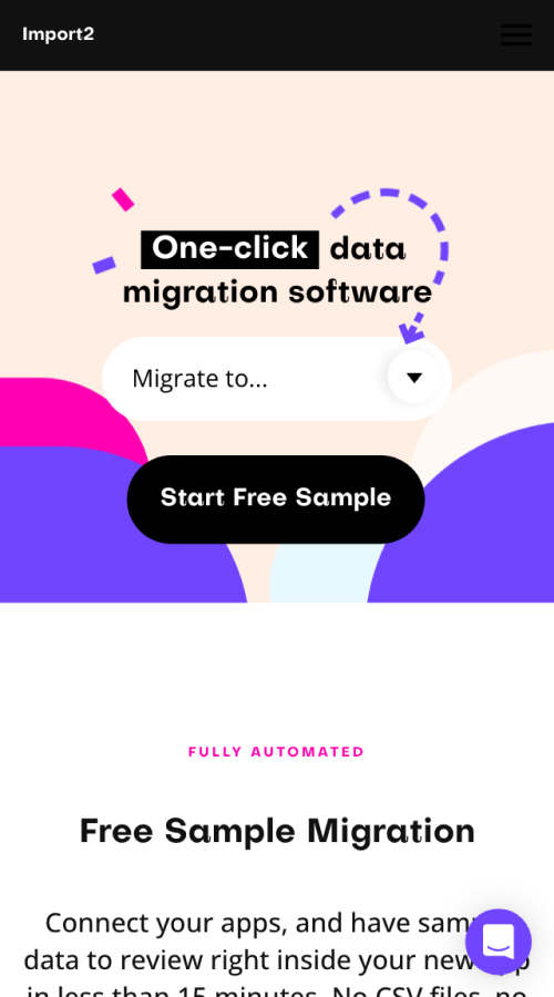 SaaS data migration company, SEO ROI 400% screenshot 1