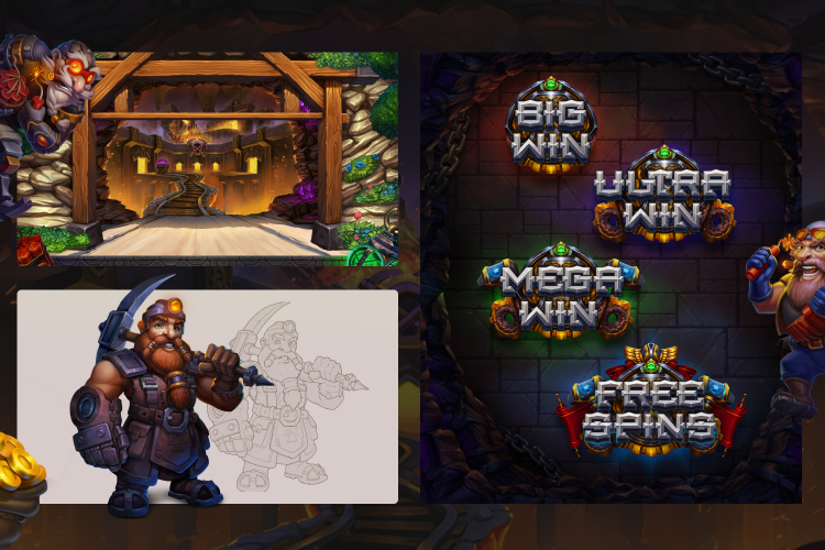 Dwarwen Gems Megaways screenshot 2