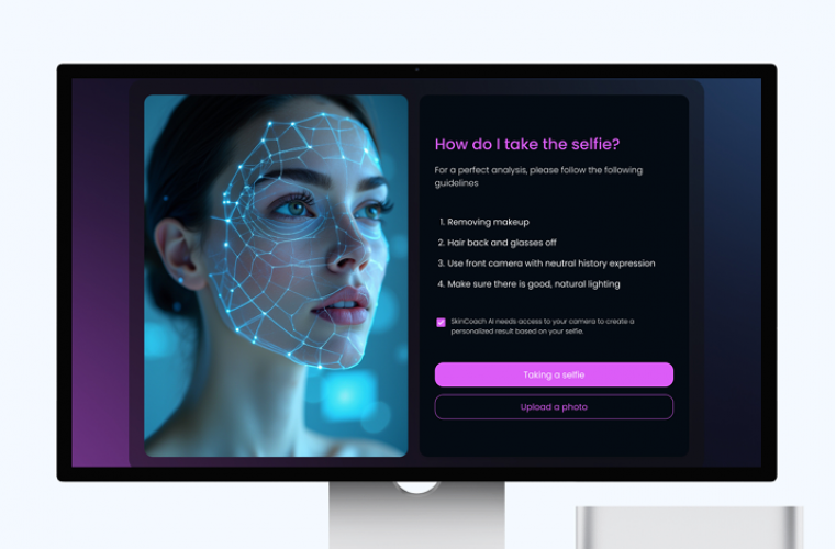 AI dermatology software platform  screenshot 1