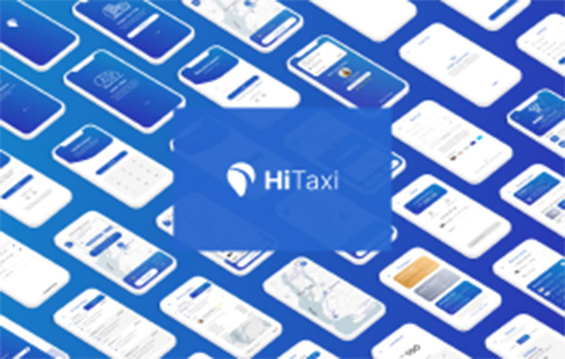 HiTaxi - Mobile App UI screenshot 1