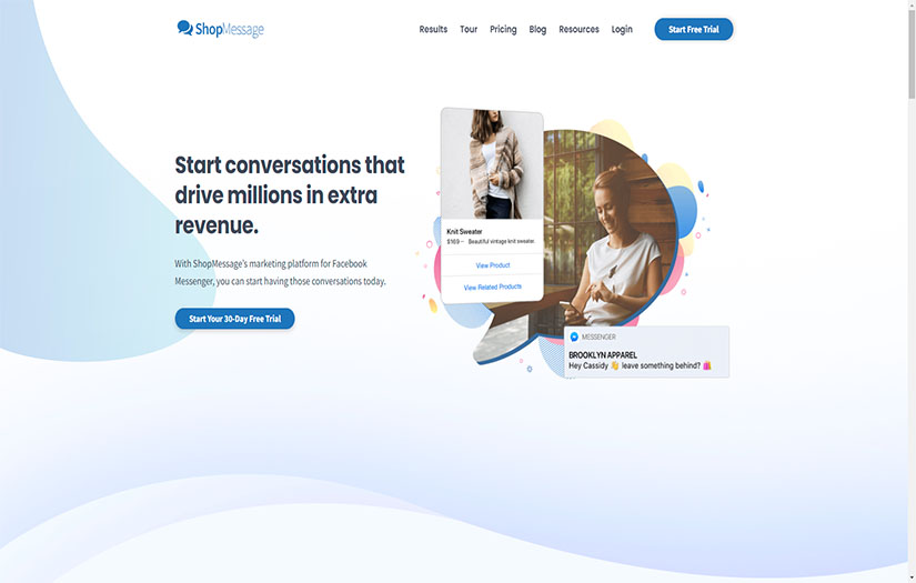 Shopmessage screenshot 1