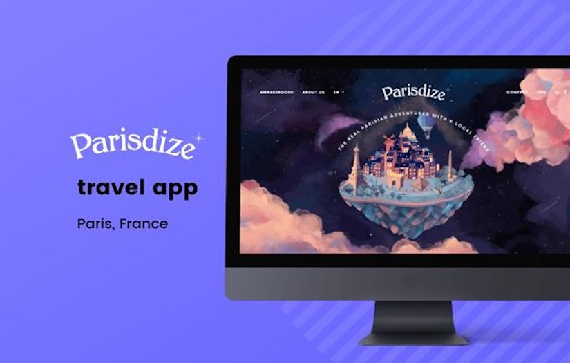 Parizdise - travel app screenshot 1