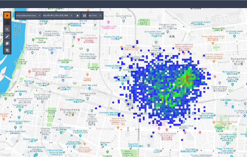 Real time subscriber monitoring platform screenshot 1