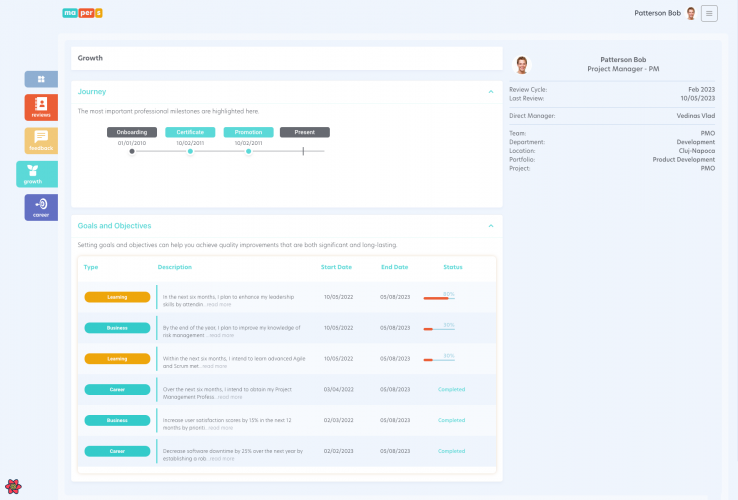 MAPERS AI Powered Performance Management System screenshot 3