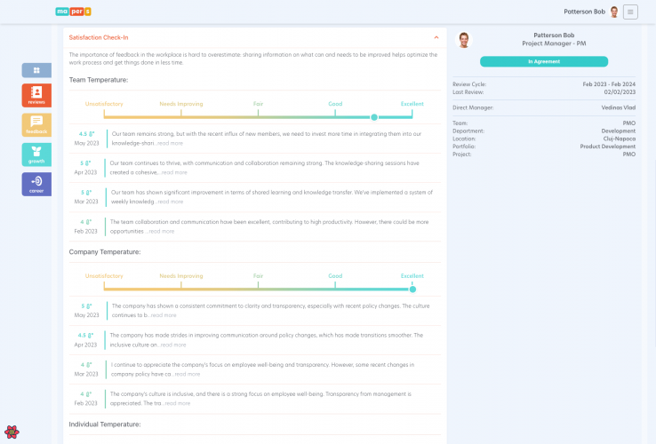 MAPERS AI Powered Performance Management System screenshot 2