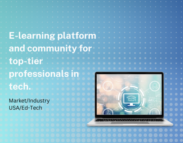 E-learning platform screenshot 1