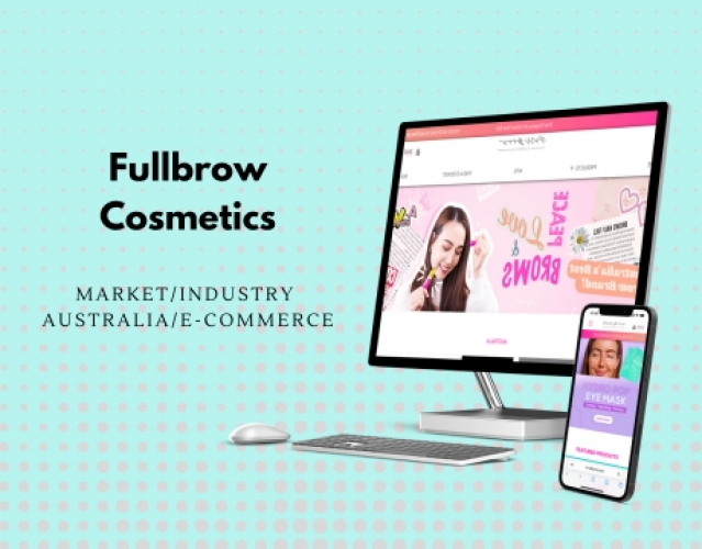 E-Commerce website for selling cosmetics screenshot 1