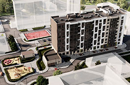 RC "Central" residential complex landing page