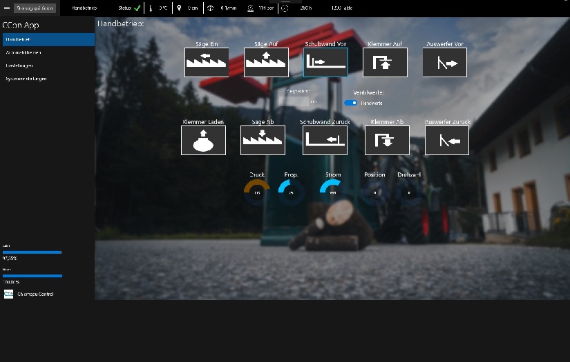 Radio control with HMI screenshot 1