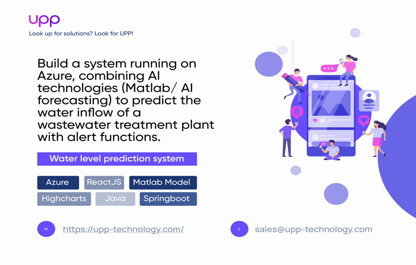 Water level prediction system screenshot 1