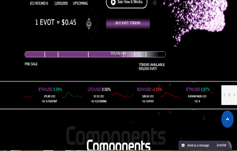 ICO Website screenshot 2