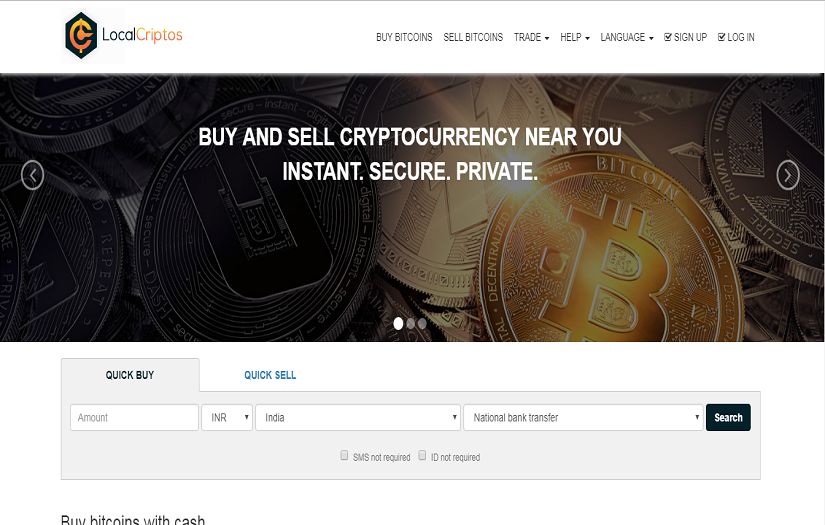 BUY AND SELL CRYPTOCURRENCY NEAR YOU INSTANT. screenshot 1