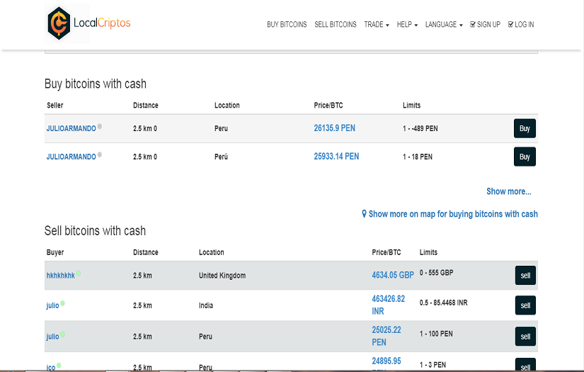BUY AND SELL CRYPTOCURRENCY NEAR YOU INSTANT. screenshot 2