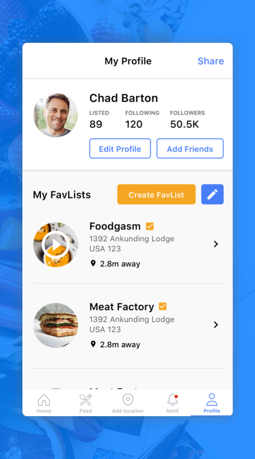 Favocity screenshot 1