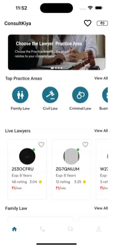 Consultkiya Hybrid Mobile Application screenshot 1