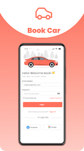 Ride 2 Destination(R2D) Mobile Application screenshot 1