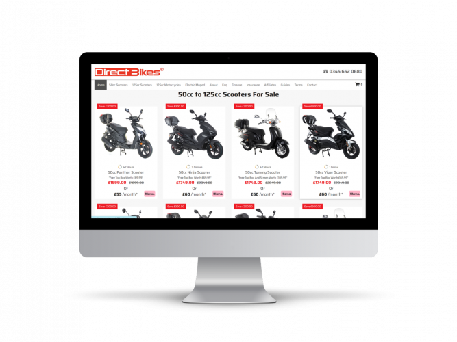 Direct Bikes : E-commerce Platform screenshot 1